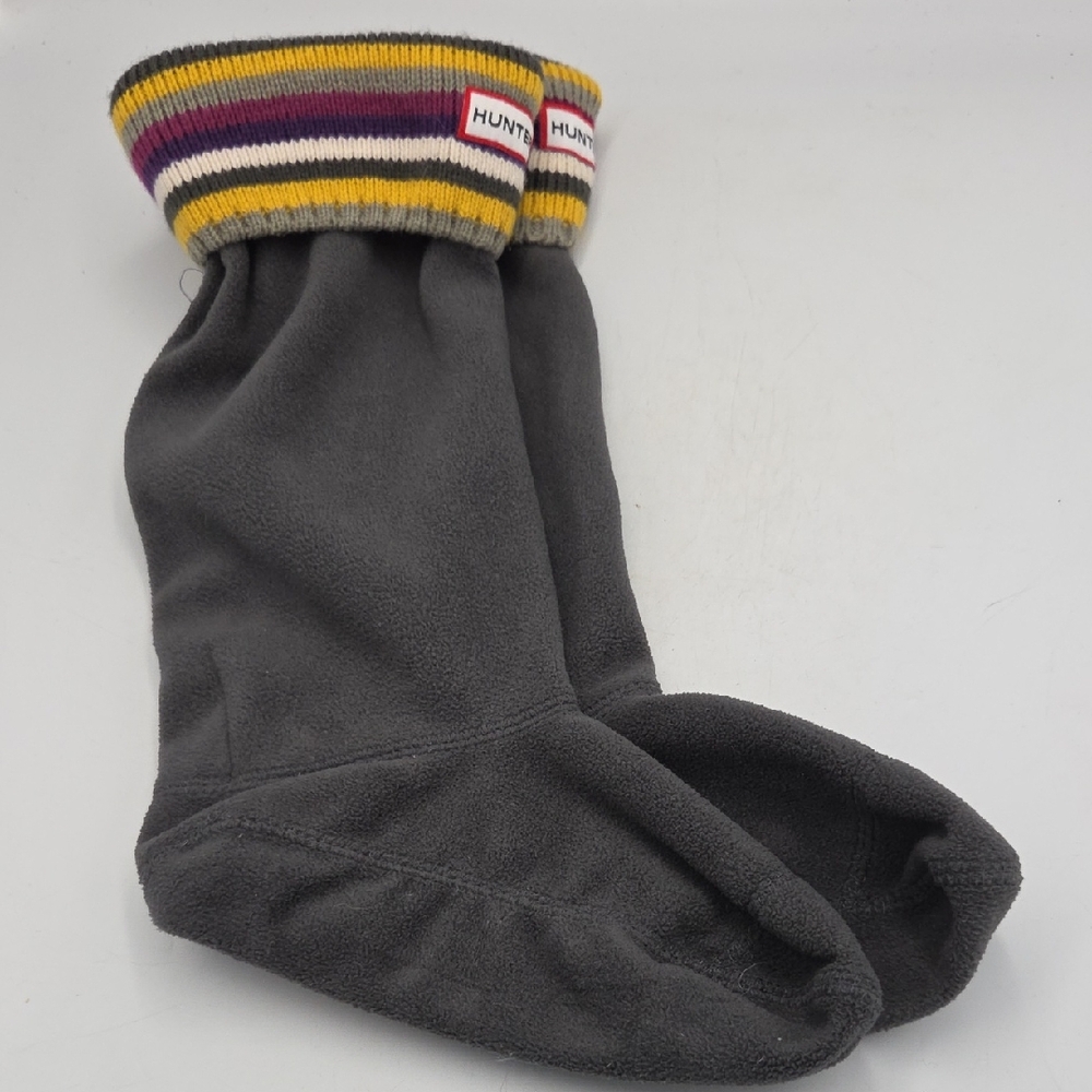 Hunter Gray Fleece Boot Liners